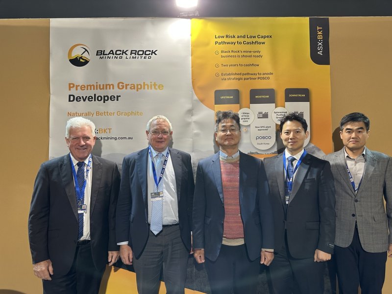 아프리카투자포럼에 참가한 포스코인터내셔널과 전략 파트너 블랙록마이닝 관계자들 (출처=연합뉴스)