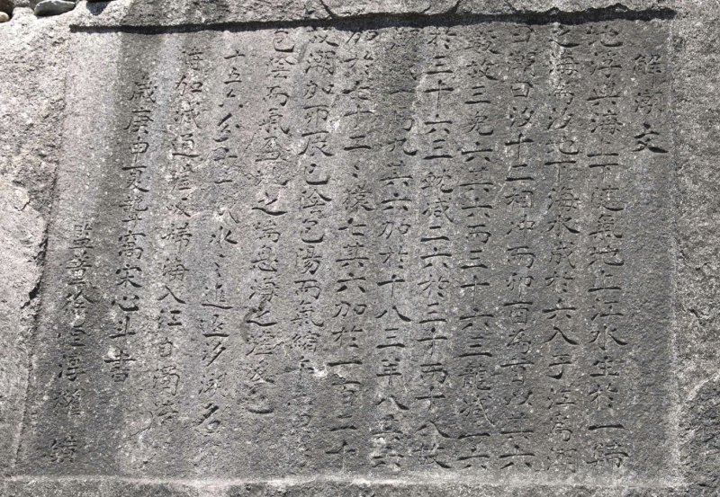 [서울=뉴시스] 금강의 물때를 기록한 해조문 바위(논산 강경읍) (사진=국가유산청 제공) 2025.11.28 photo@newsis.com *재판매 및 DB 금지
