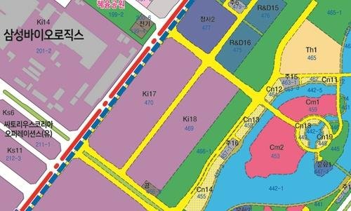 제3캠퍼스 대상지인 송도 11공구 첨단산업 클러스터 Ki17·Ki18 블록 (출처=연합뉴스)