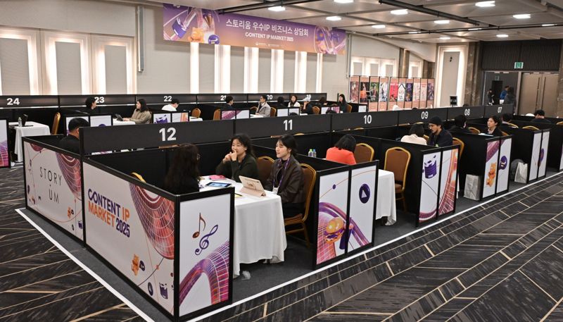 콘진원의 스토리움 우수 IP 상담회.