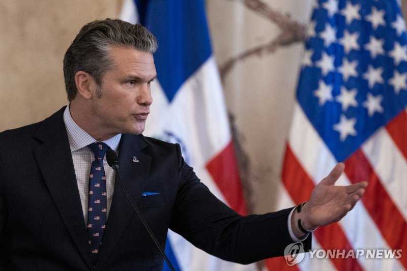 헤그세스 미국 국방부 장관 (출처=연합뉴스)