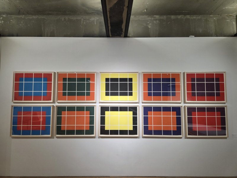 도널드 저드의 판화 작품들 (출처=연합뉴스)