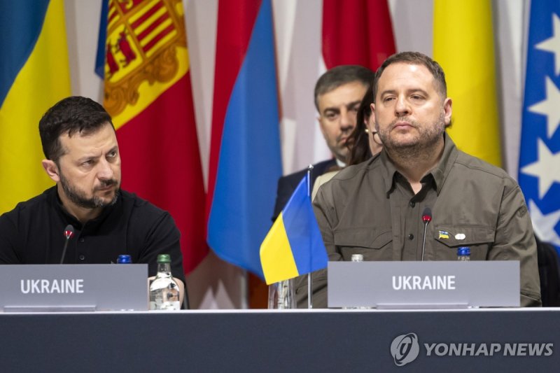 러시아와의 종전협상에서 고위 대표단을 이끌어온 안드리 예르마크 비서실장 (출처=연합뉴스)