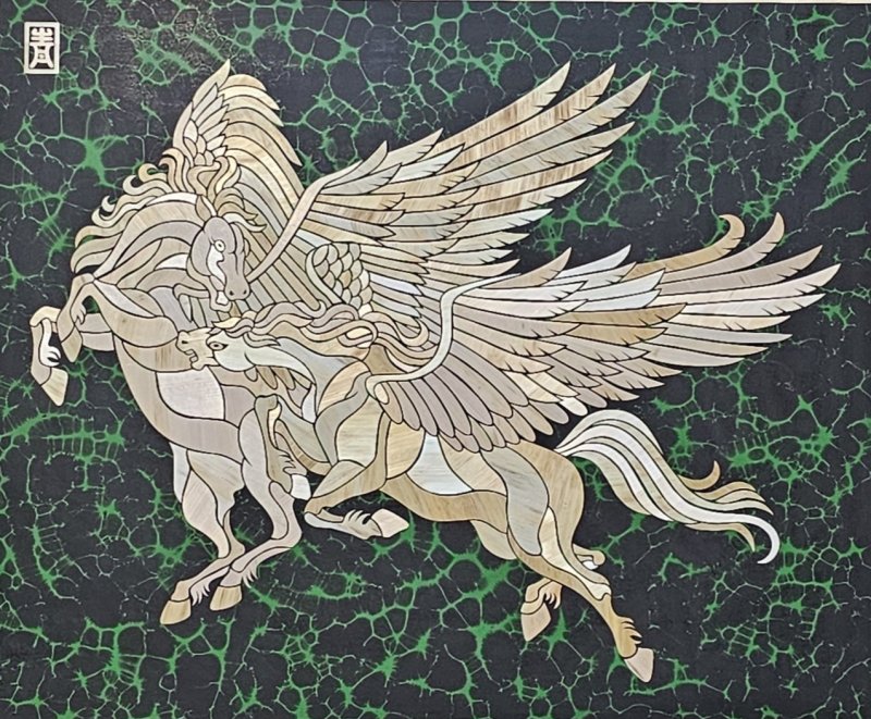 [수원=뉴시스]우윤숙 작가의 천마도(사진=맥간공예연구원 제공) *재판매 및 DB 금지