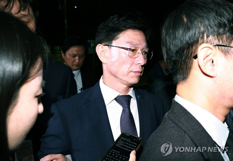 영장심사 마친 임성근 전 해병대 1사단장 (출처=연합바카라 에볼루션)