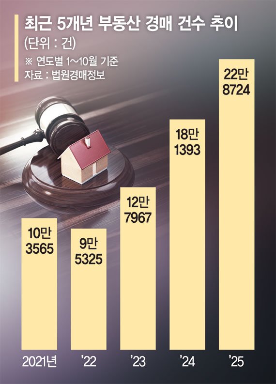 제2 전성기 연 경매시장… 아파트 114% 상가 298% 급증
