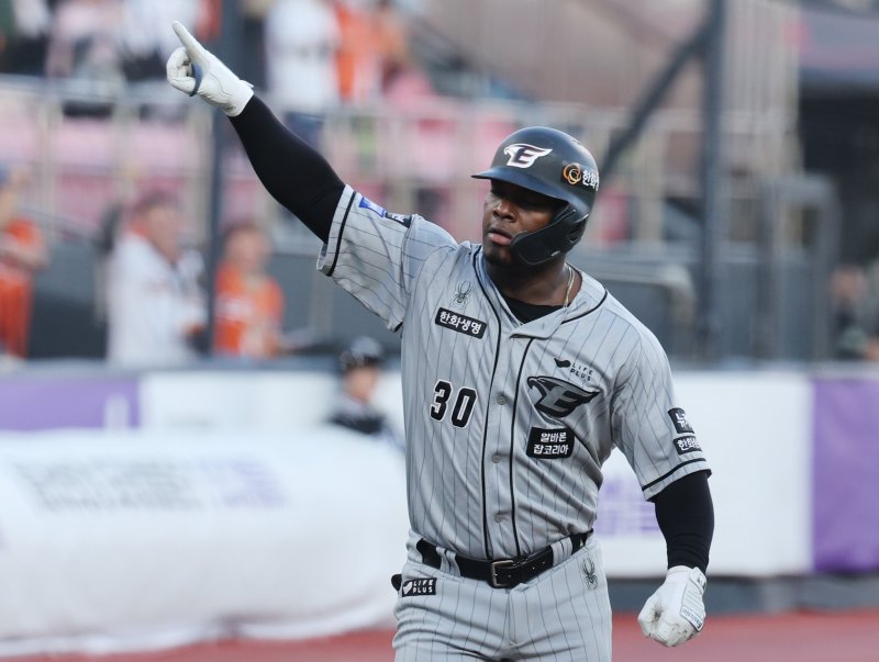 한화 새로운 외국인 타자 요나단 페라자.뉴스1