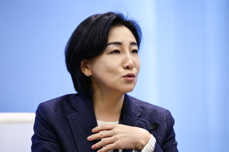 이수정 한국IBM 대표이사 사장이 26일 서울 영등포구 한국IBM에서 뉴스1과 인터뷰를 하고 있다. ⓒ News1 김도우 기자