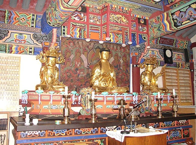 대웅전 내부 모습 (출처=연합뉴스)