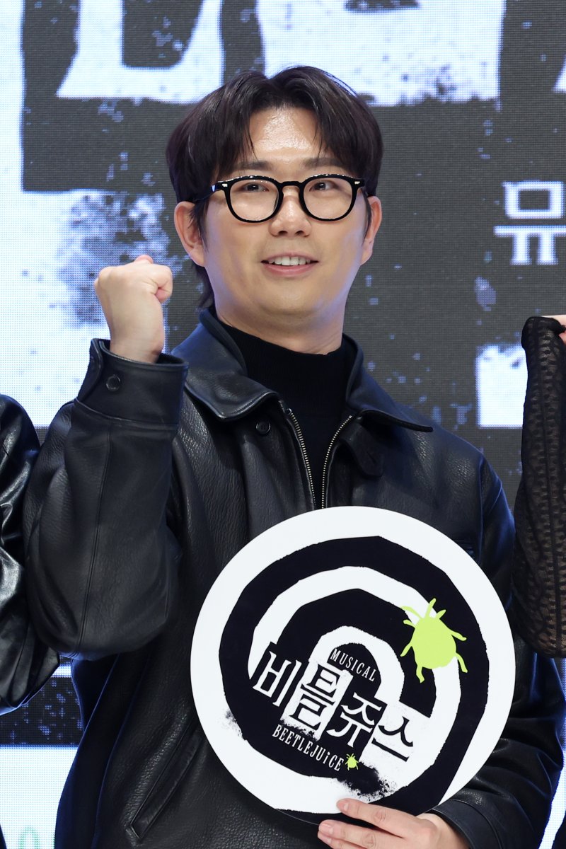 [서울=뉴시스] 박진희 기자 = 뮤지컬 '비틀쥬스' 작가 이창호가 1일 서울 강남구 엘리에나 호텔에서 기자간담회를 하고 있다. 2025.12.01. pak7130@newsis.com