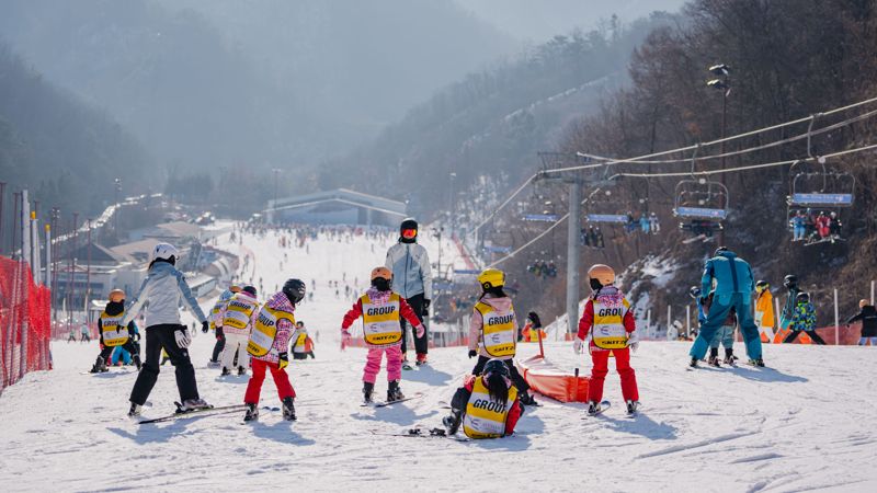 춘천 엘리시안 강촌 스키장. 엘리시안 강촌 제공