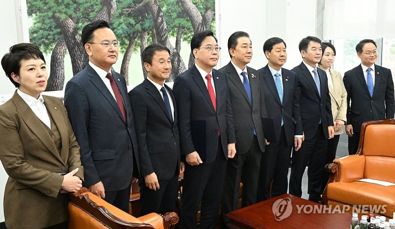 여야 원내대표·정부, 2026년도 예산안 처리 합의 (출처=연합뉴스)