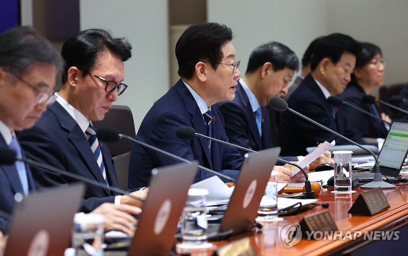 이재명 대통령, 국무회의 발언 (출처=연합뉴스)