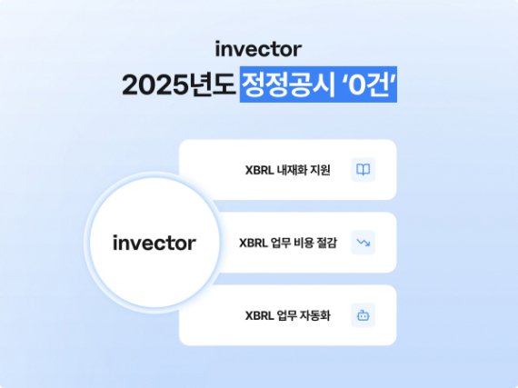 XBRL 의무공시 확산 속 인벡터 두각… “평균 작업시간 60~80% 단축”