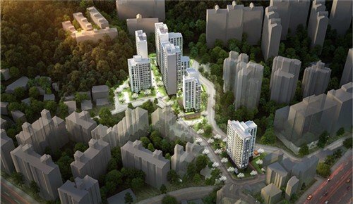 마포구 창전동 46-1번지 일대 모아타운 예시도 (출처=연합뉴스)