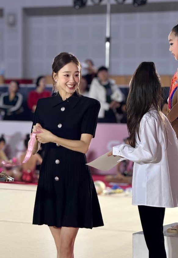 손연재, 1세 아들 안고 활짝…"리프챌린지컵 잘 마쳐"