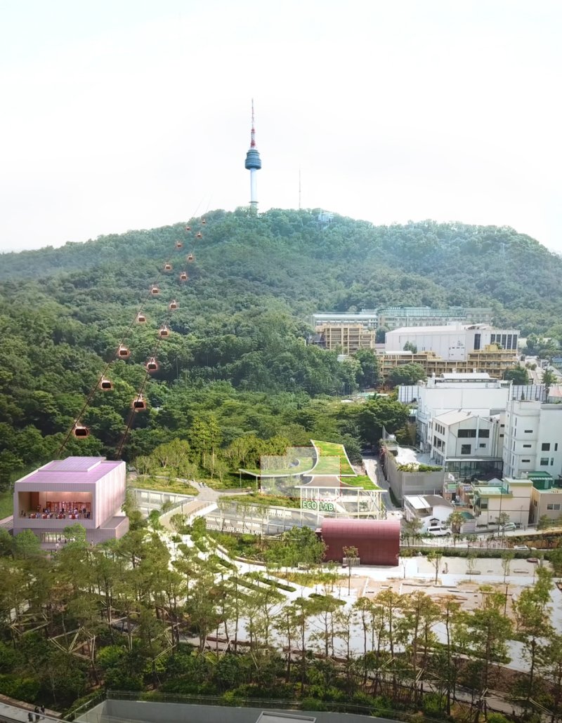 남산 예장 공원경관 회복(소방재난본부 철거) (출처=연합뉴스)