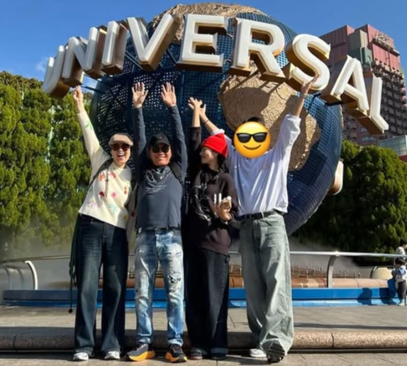 박미선, 암 투병 이겨내고…♥이봉원·자녀와 일본 여행