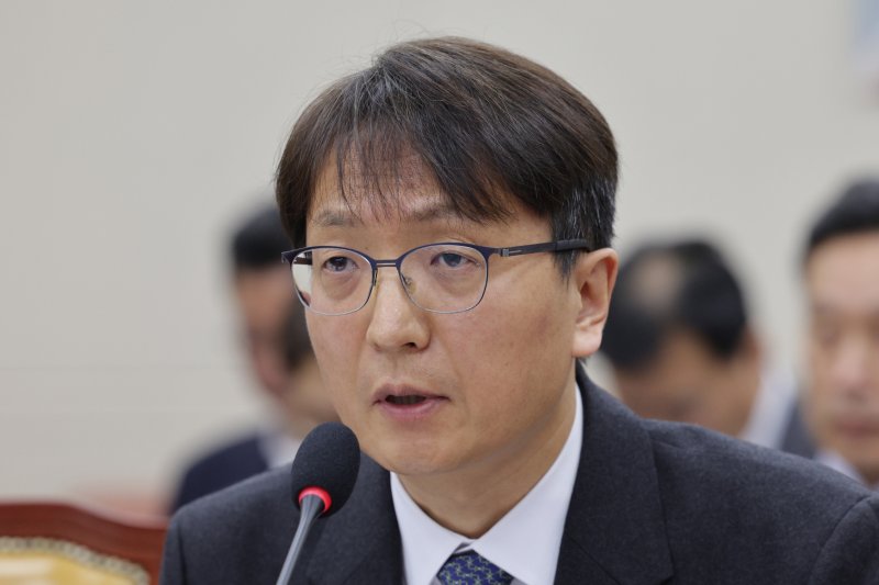 박대준 쿠팡 대표이사가 2일 서울 여의도 국회 과학기술정보방송통신위원회에서 열린 쿠팡 침해사고 관련 현안 질의에서 의원 질의에 답변하고 있다. 2025.12.2/뉴스1 ⓒ News1 신웅수 기자