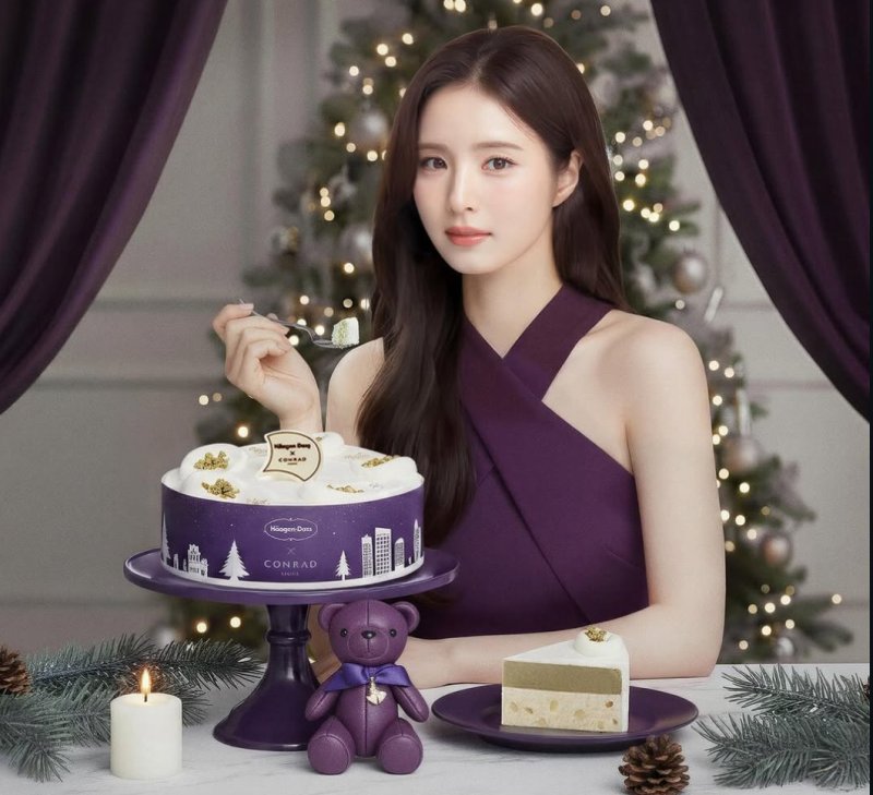 신세경, 여전한 미모…레드룩 완성