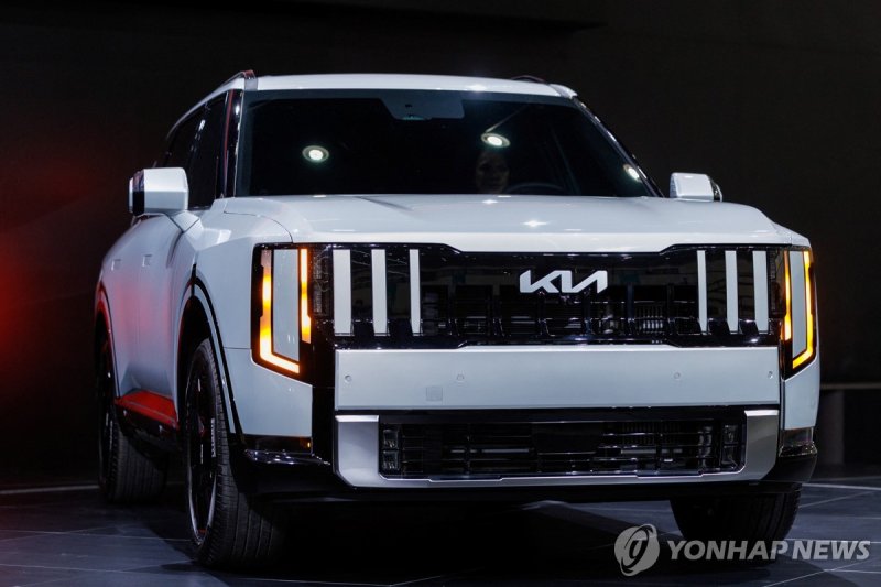 지난달 LA오토쇼에서 공개된 기아 '올 뉴 텔루라이드' (출처=연합뉴스)