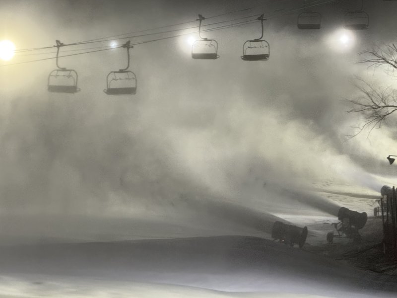 스키장 제설 본격화 (출처=연합뉴스)