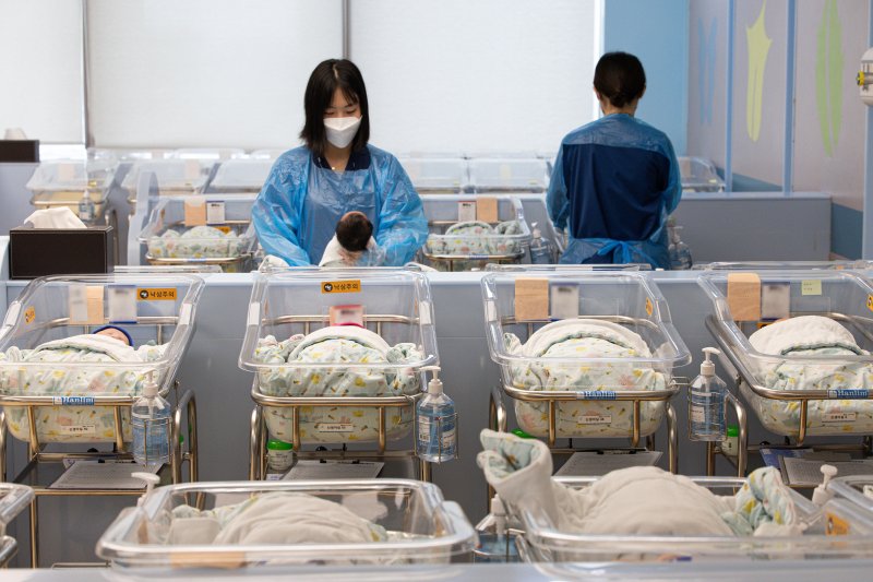 경기도 고양시 일산동구 일산차병원 신생아실. 2025.8.27/뉴스1 ⓒ News1 이재명 기자