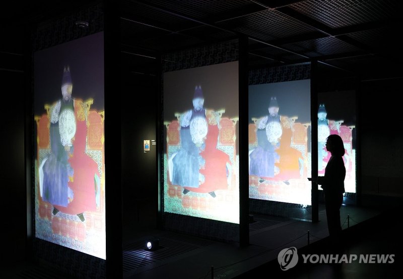 디지털 작업으로 복원된 태조 어진 (출처=연합뉴스)