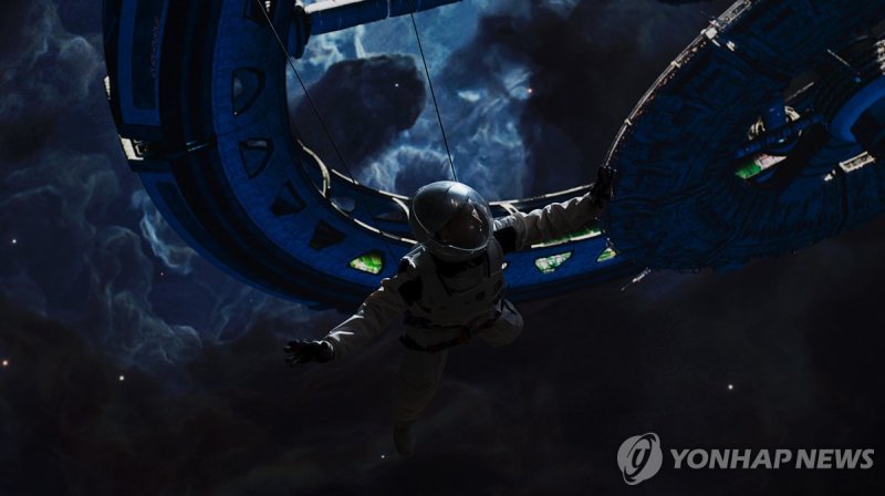 버추얼 스튜디오 개관식 우주 시연 장면 (출처=연합뉴스)