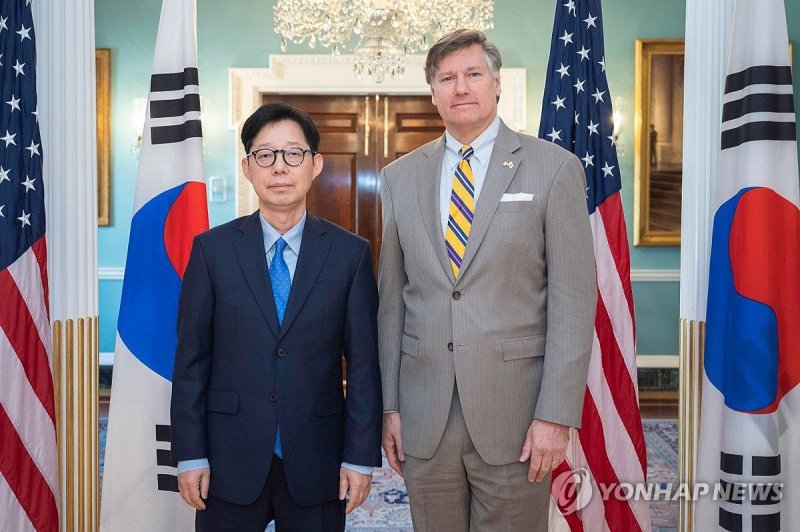 한미 외교차관 회담 (출처=연합뉴스)