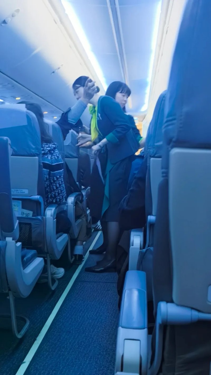 "中 남성이..." 착륙 30분 앞두고 회항한 이유