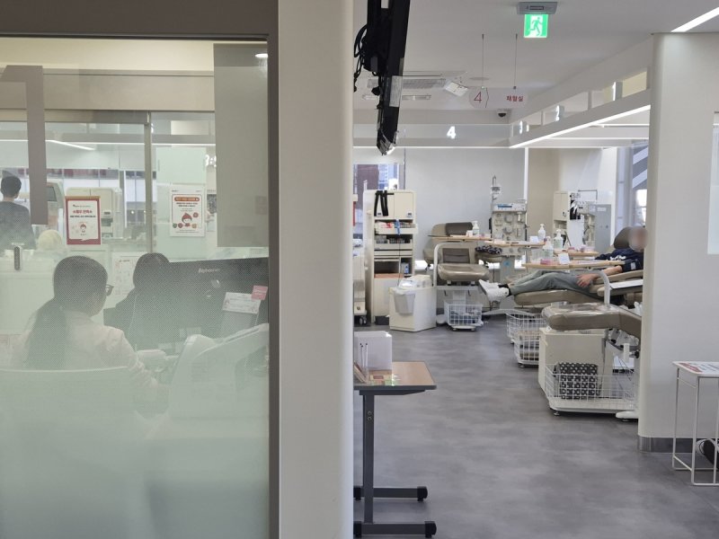 한산한 대구 헌혈의 집 동성로 센터 (출처=연합뉴스)