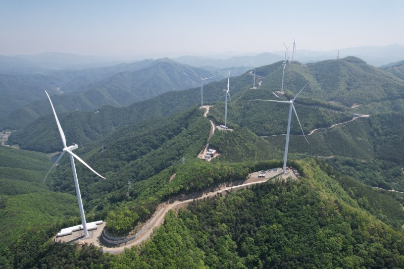 풍백 육상풍력 발전단지 전경(서부발전 제공. 재판매 및 DB금지)2025.12.4/뉴스1