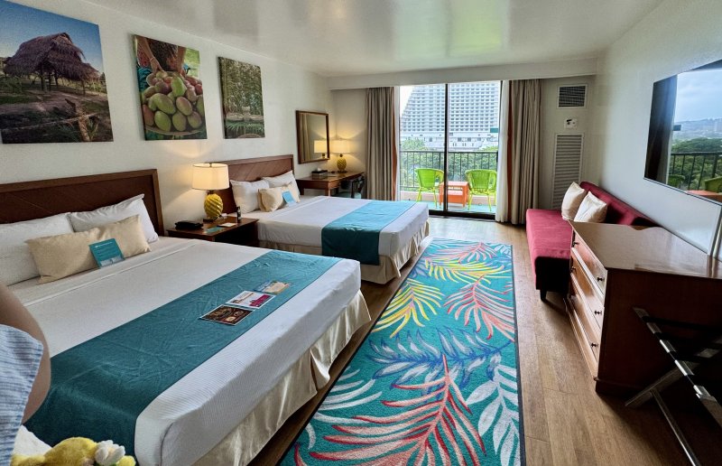 PIC 괌 내 슈페리어 워터파크 뷰 룸 내부ⓒ News1 이민주 기자