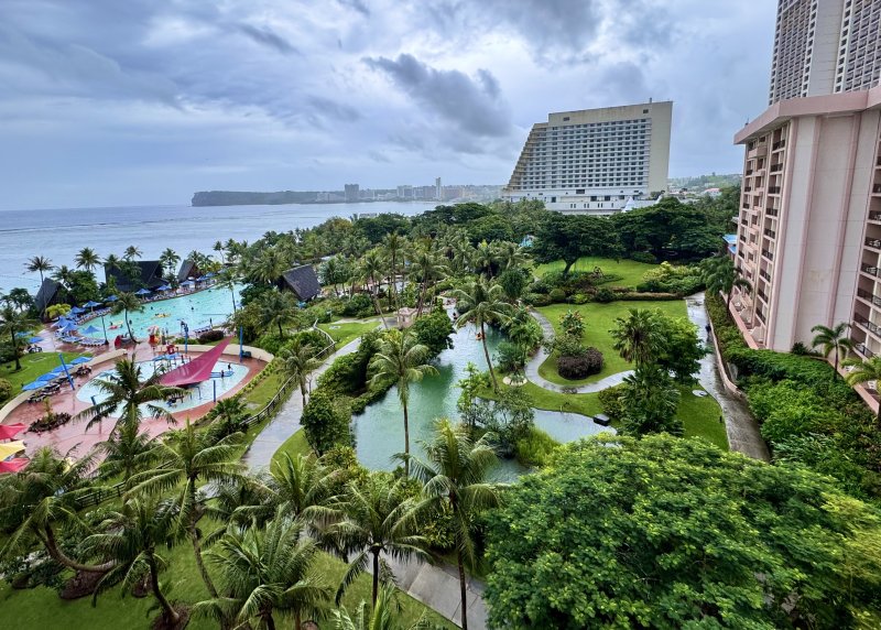 PIC 괌 내 슈페리어 워터파크 뷰에서 바라본 풍경 ⓒ News1 이민주 기자