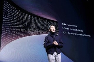 K-디지털 그랜드 챔피언십을 수상한 인핸스의 이승현 대표가 발언하고 있다. 과학기술정보통신부 제공