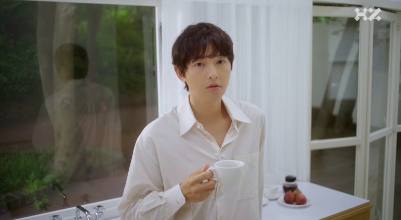 송중기, ♥케이티·두 아이와 일상은 아침 카푸치노…행복하다