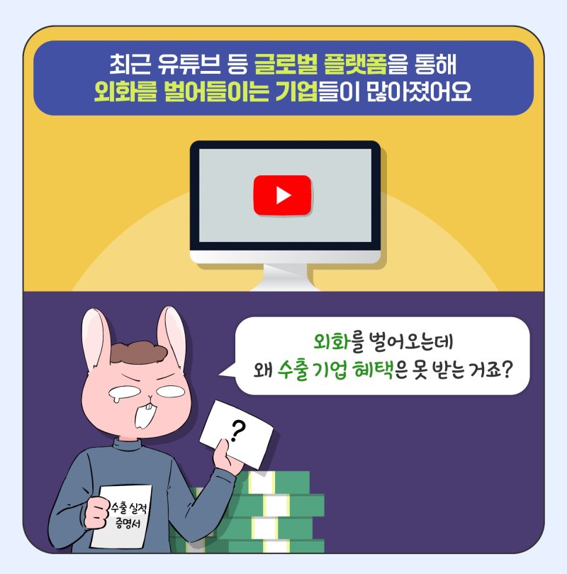 [옴부즈만 규제망치]유튜브 등 콘텐츠 수익도 '수출 실적' 인정된다