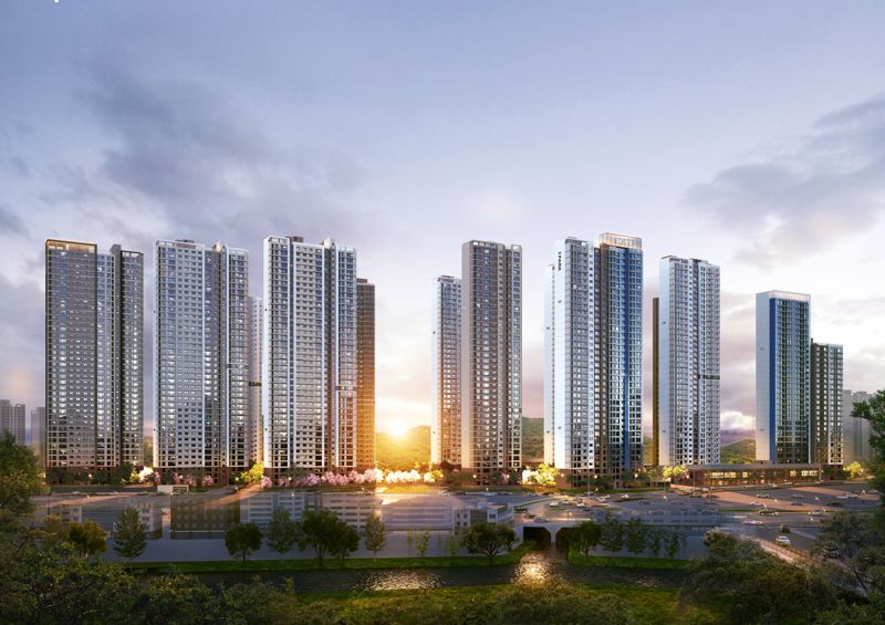 의왕시청역 SK뷰 아이파크 투시도. 피알페퍼 제공