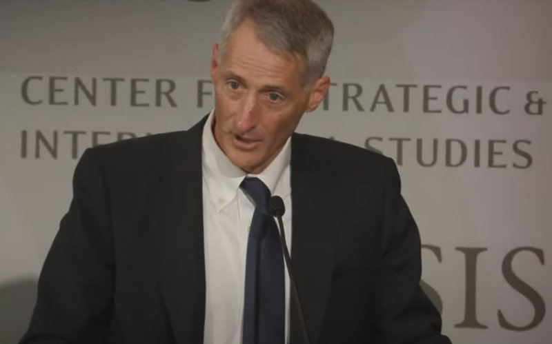 조너선 프리츠 미국 국무부 동아시아태평양 담당 수석 부차관보가 3일(현지 시간) 한국의 핵잠수함 건조 승인에 중국의 공세를 공동 견제하자는 의지가 반영됐음을 시사했다. (사진=전략국제연구센터 영상 갈무리) 2025.12.04. *재판매 및 DB 금지