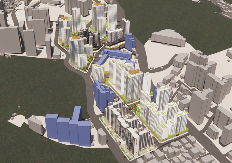서울 동작구 사당동 모아타운 예시도. 서울시 제공