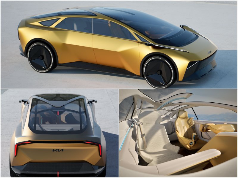 [서울=뉴시스] 기아는 5일 경기 용인시 비전스퀘어에서 '기아 80주년 기념행사'를 열고 80년 사사(社史) 및 미래 콘셉트카 '비전 메타투리스모'를 처음으로 공개했다. (사진=기아 제공) photo@newsis.com *재판매 및 DB 금지