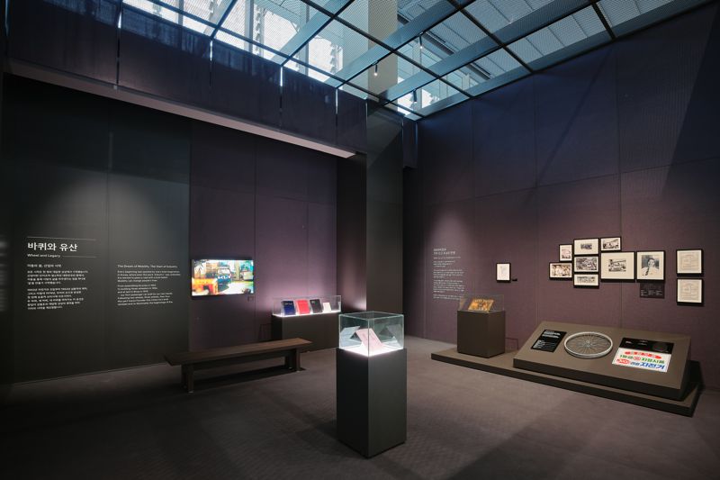 80주년 기념 전시 '움직임의 유산' 이미지. 기아 제공.