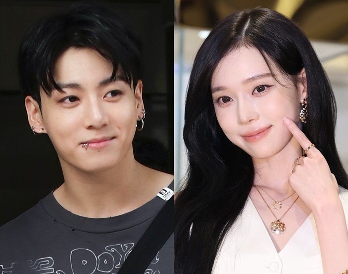 BTS 정국·에스파 윈터, 커플 타투? 온라인 발 열애설…양측 묵묵부답