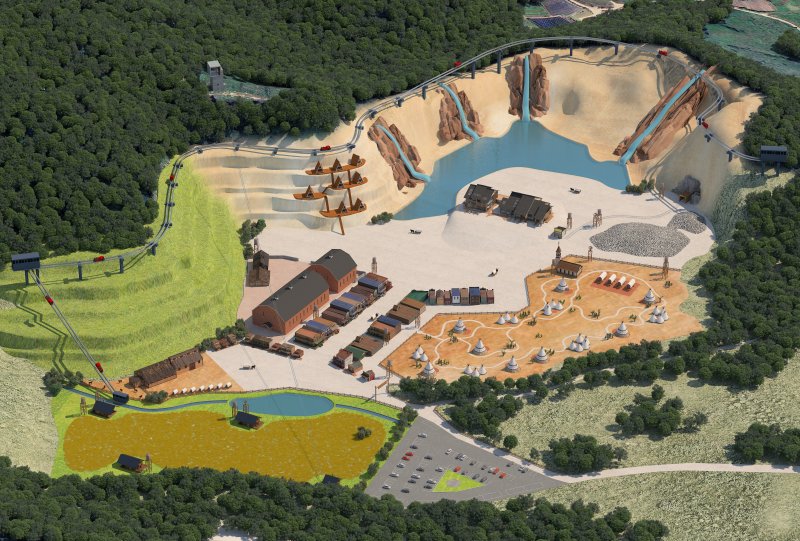 전북 창군이 성송면 암치 석산을 지역의 새로운 관광거점으로 육성하기 위해 4개 기업과 함께 소규모 관광단지로 조성한다. 사진은 조감도.(고창군제공, 재판매 및 DB금지)2025.12.5/뉴스1