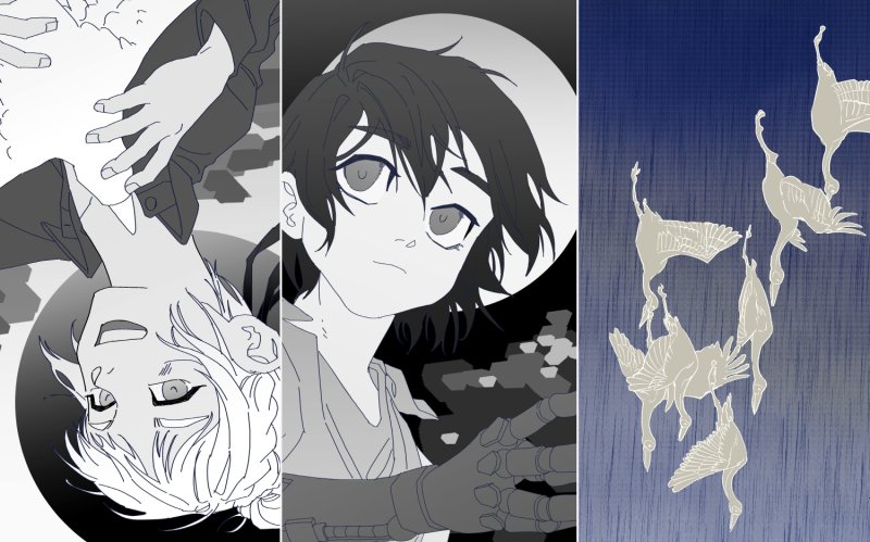 [천안=뉴시스] 상명대 디지털만화영상전공 손연화 학생이 k스토리슈퍼루키 해커톤 전국웹툰최강자전에 출품한 작품. (사진=상명대 제공) 2025.12.05 photo@newsis.com *재판매 및 DB 금지