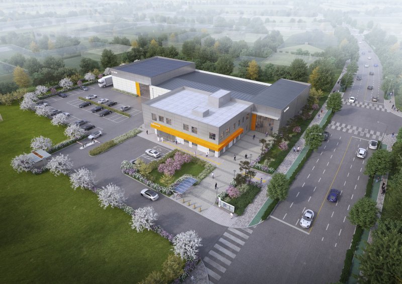 [계룡=뉴시스]계룡 지능형 센서 소재·부품·구성품 스핀온(Spin-On) 지원센터 조감도. 2025. 12. 05 photo@newsis.com *재판매 및 DB 금지