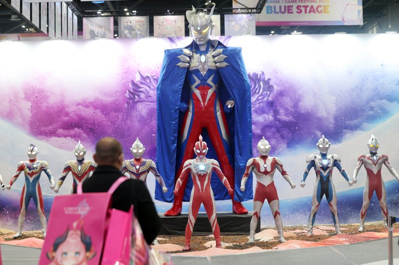 5일 오후 경기도 고양시 일산서구 킨텍스(KINTEX)에서 열린 '애니메이션 X 게임 페스티벌(AGF) 2025'에서 관람객들이 부스를 둘러보고 있다. 2025.12.5/뉴스1 ⓒ News1 황기선 기자