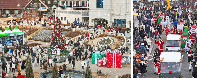 [임실=뉴시스] 지난 '2024년 임실 산타축제' 풍경. *재판매 및 DB 금지