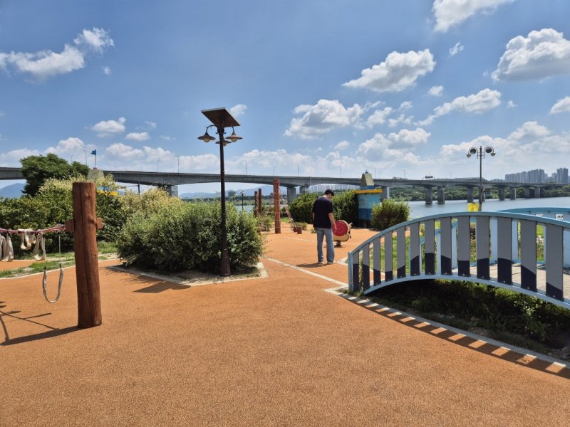 남양주시 한강시민공원 삼패지구 탄소중립 실천 시범사업지.(경기도 제공. 재판매 및 DB금지)